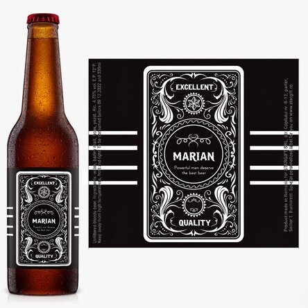 Bier mit individueller Beschriftung – Western