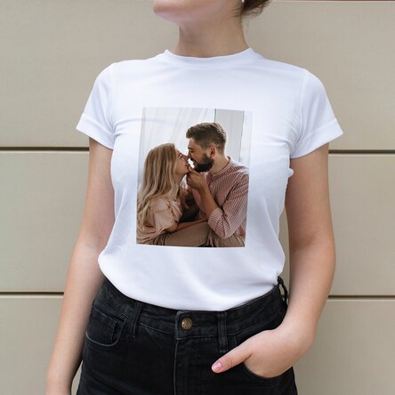 Personalisiertes Sport-T-Shirt mit Porträtfoto