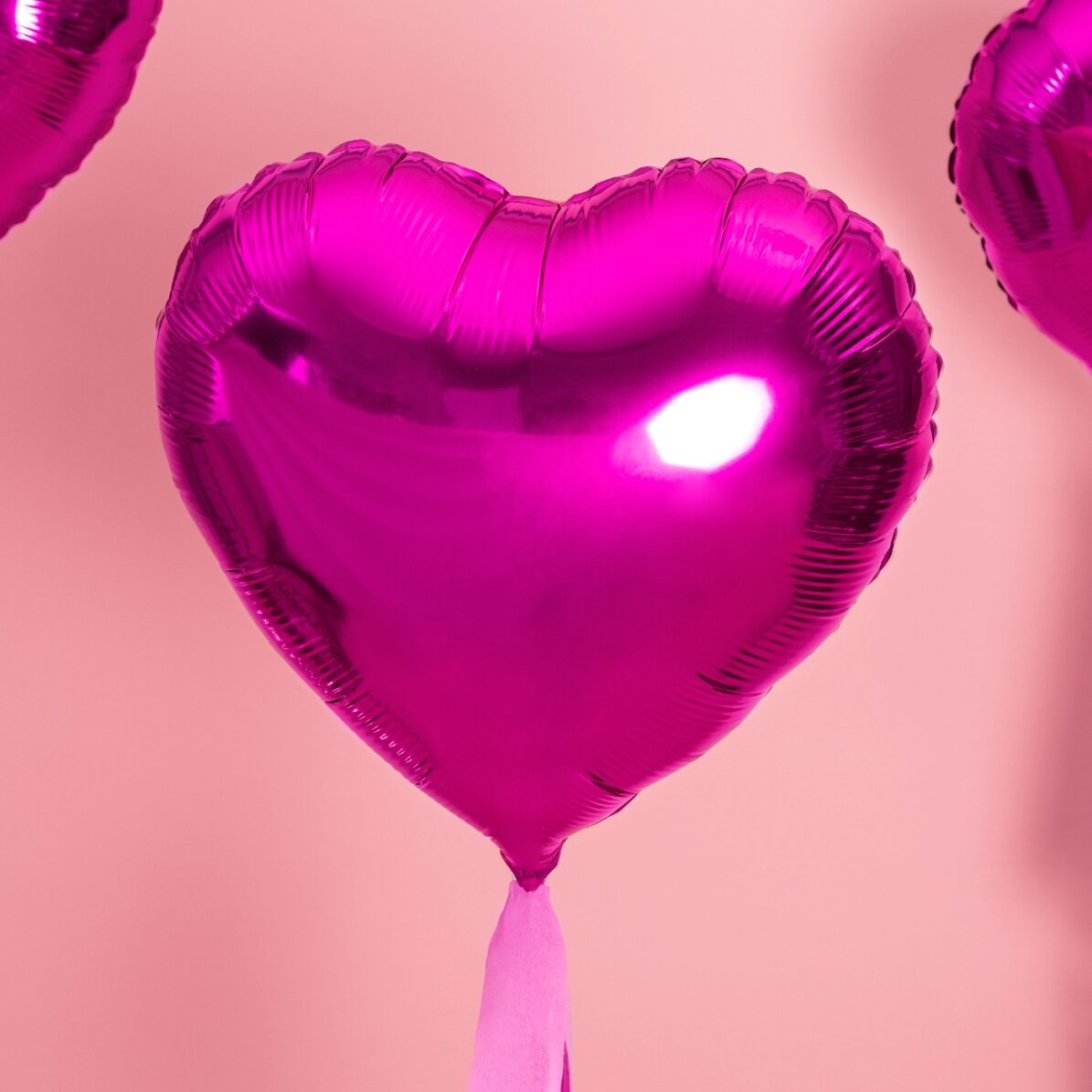 Luftballon – Rosa Herz, 45 cm