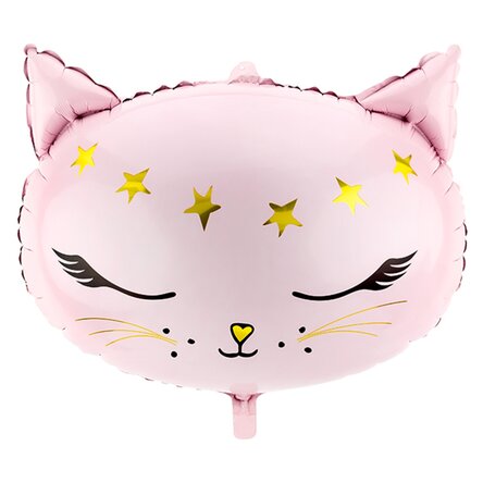 Luftballon – Rosa Katze