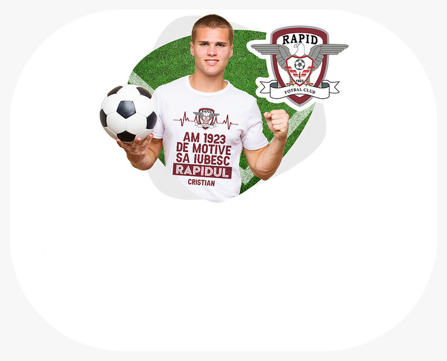 Personalisierte Geschenke unter offizieller Lizenz – FC Rapid 1923 Bukarest