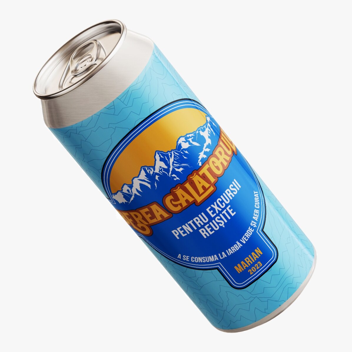 Bier in einer Dose mit individueller Beschriftung – Das Reisebier