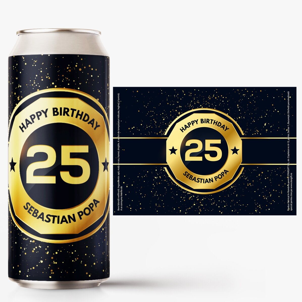 Bier in einer Dose mit individueller Beschriftung – Birthday Beer