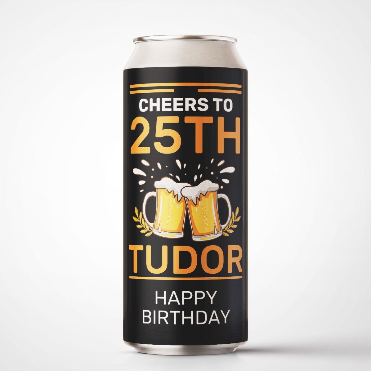 Bier in einer Dose mit individueller Beschriftung – Cheers to you
