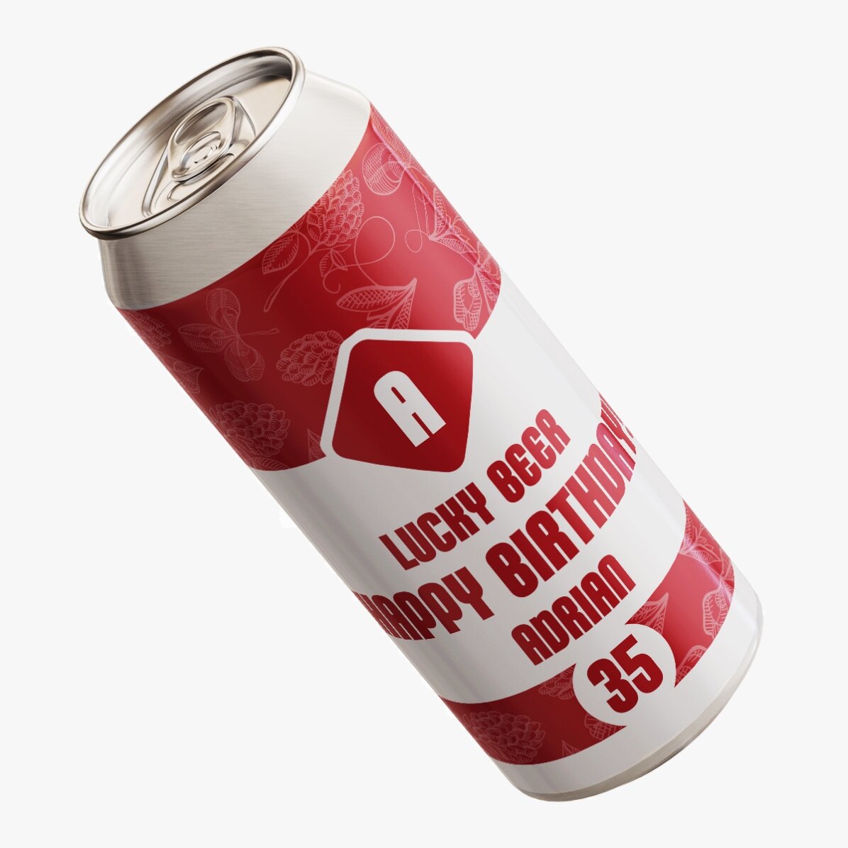 Bier in einer Dose mit individueller Beschriftung – Lucky Beer