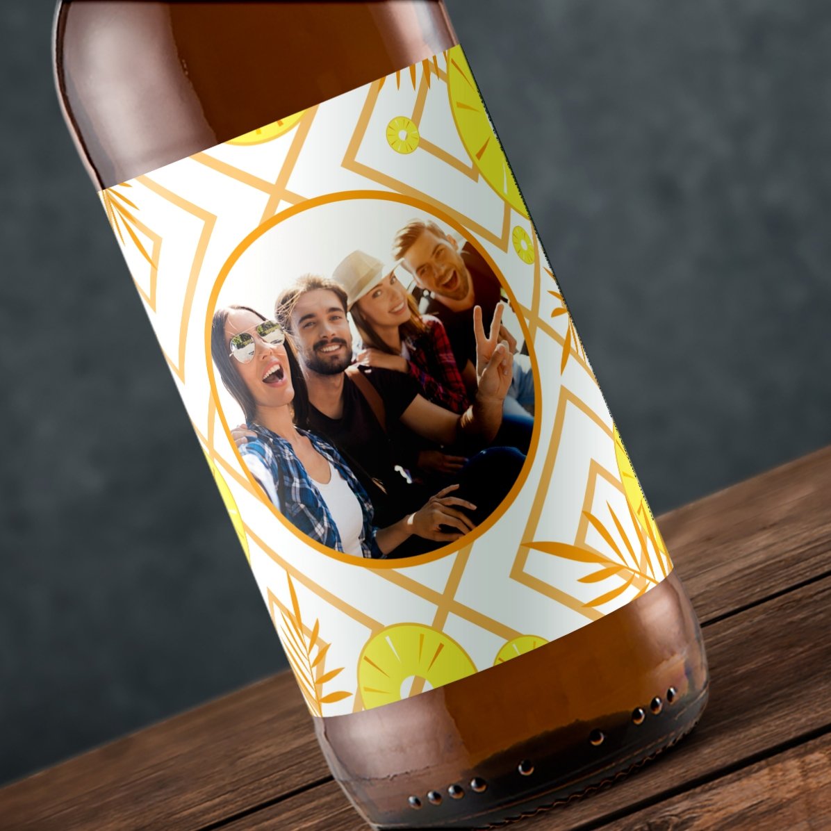 Personalisiertes Bier mit Foto – Enjoy the summer