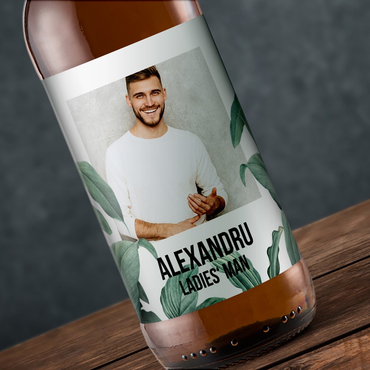 Individuell gestaltetes Bier mit Foto und Text – Folliage