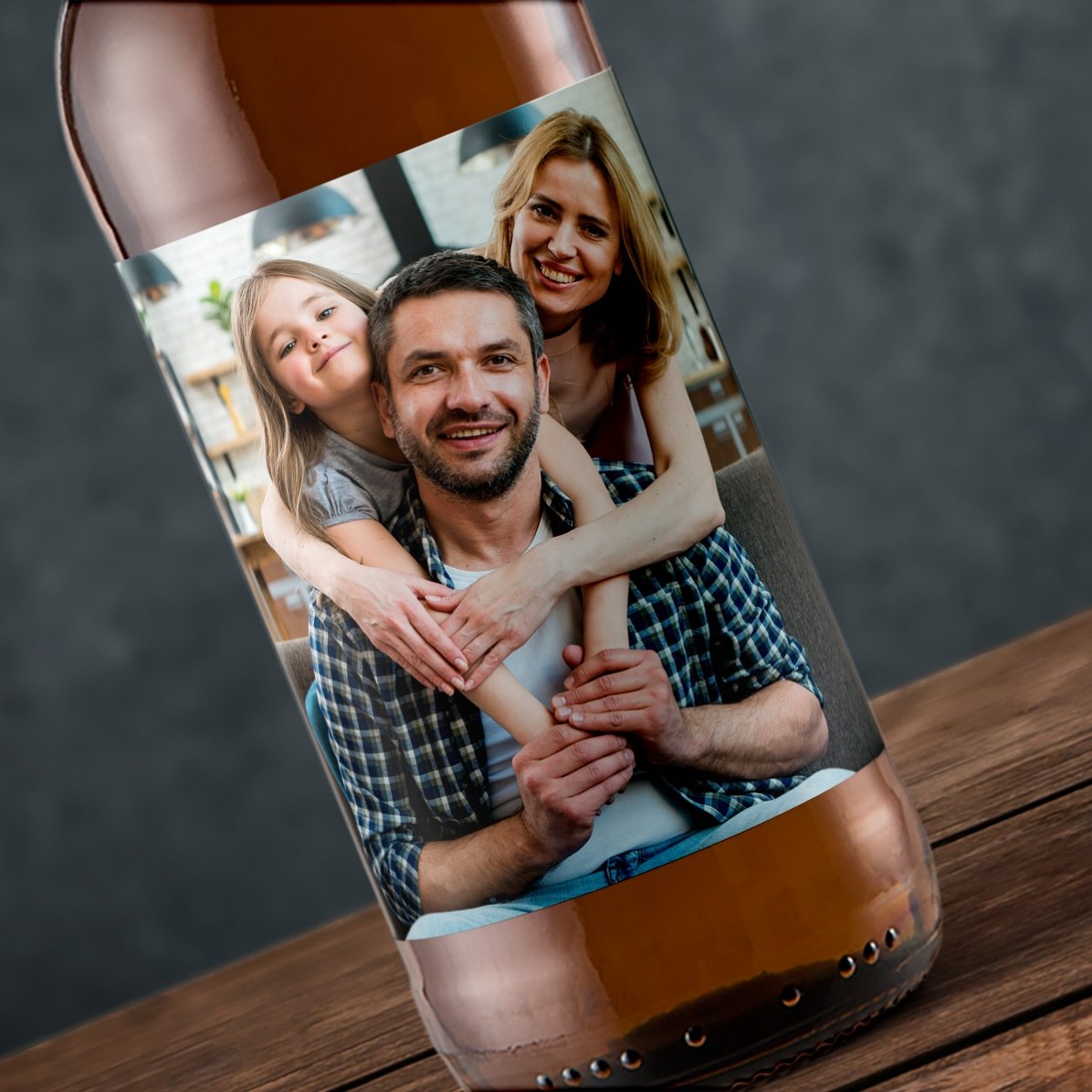 Individuell gestaltetes Bier mit Foto