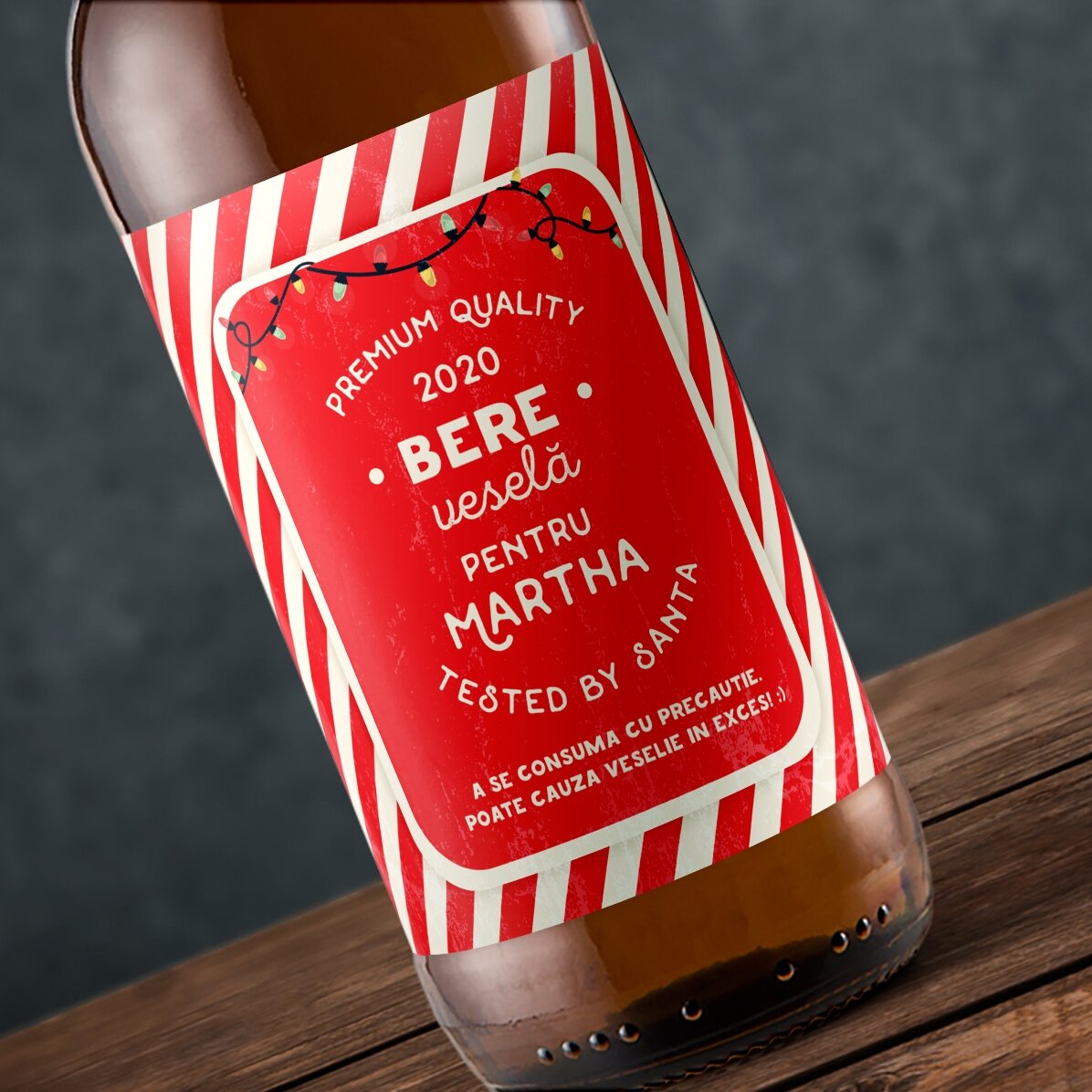 Bier mit individueller Beschriftung – Fröhliches Bier
