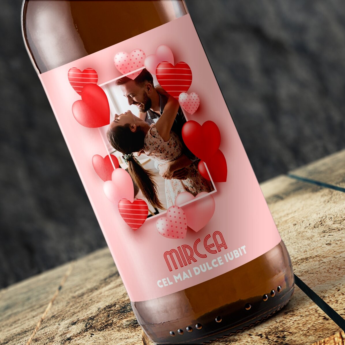 Individuell gestaltetes Bier mit Text und einem Foto – Der süßeste Freund