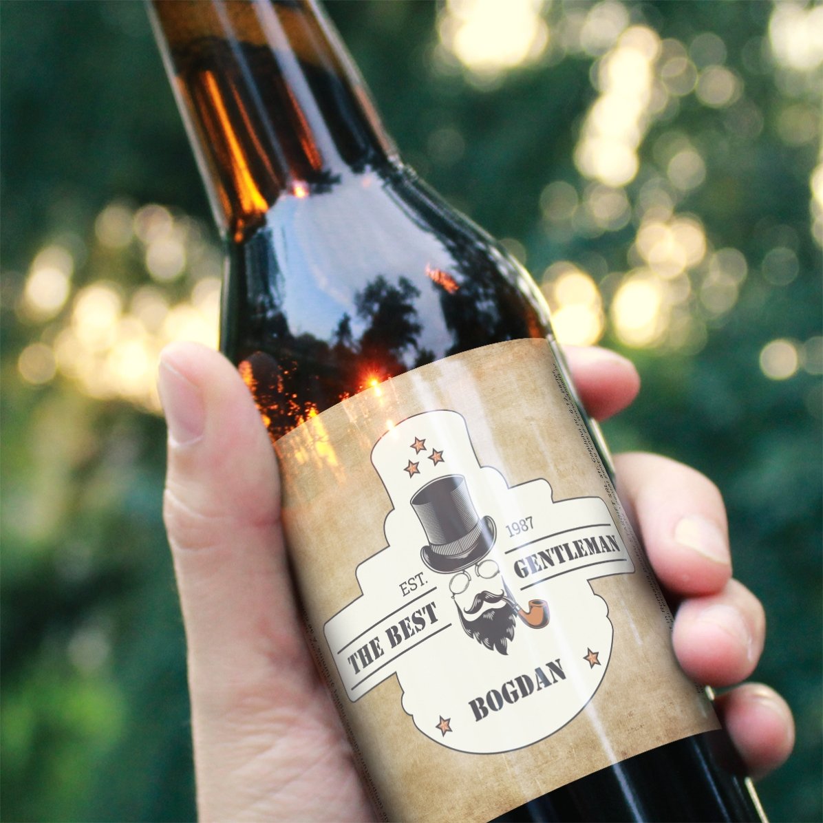 Bier mit individueller Beschriftung – Gentleman