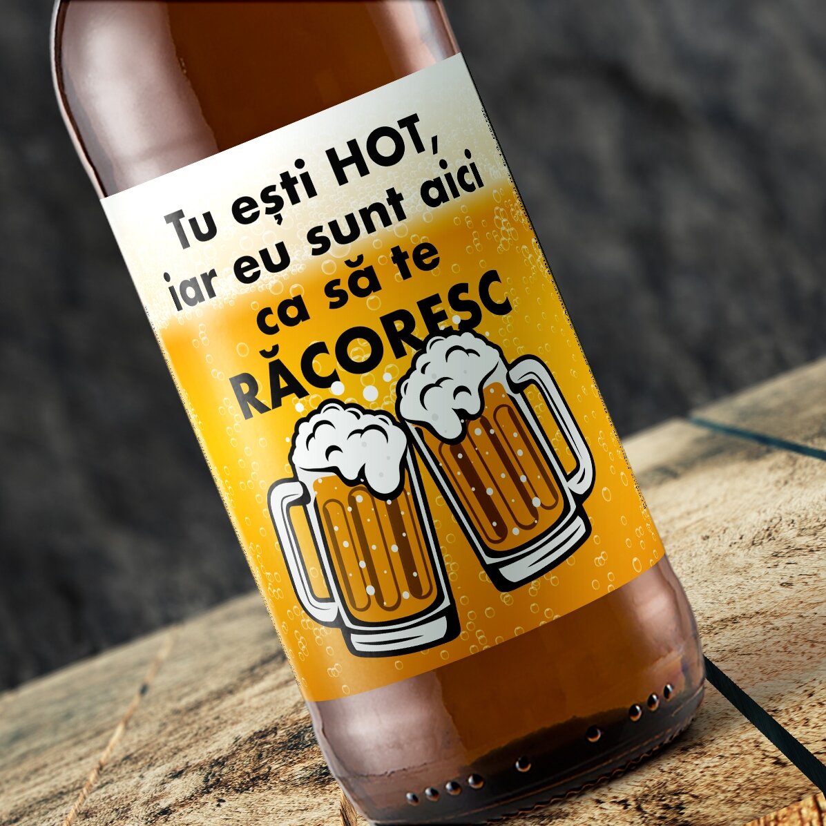 Bier mit individueller Beschriftung – Hot