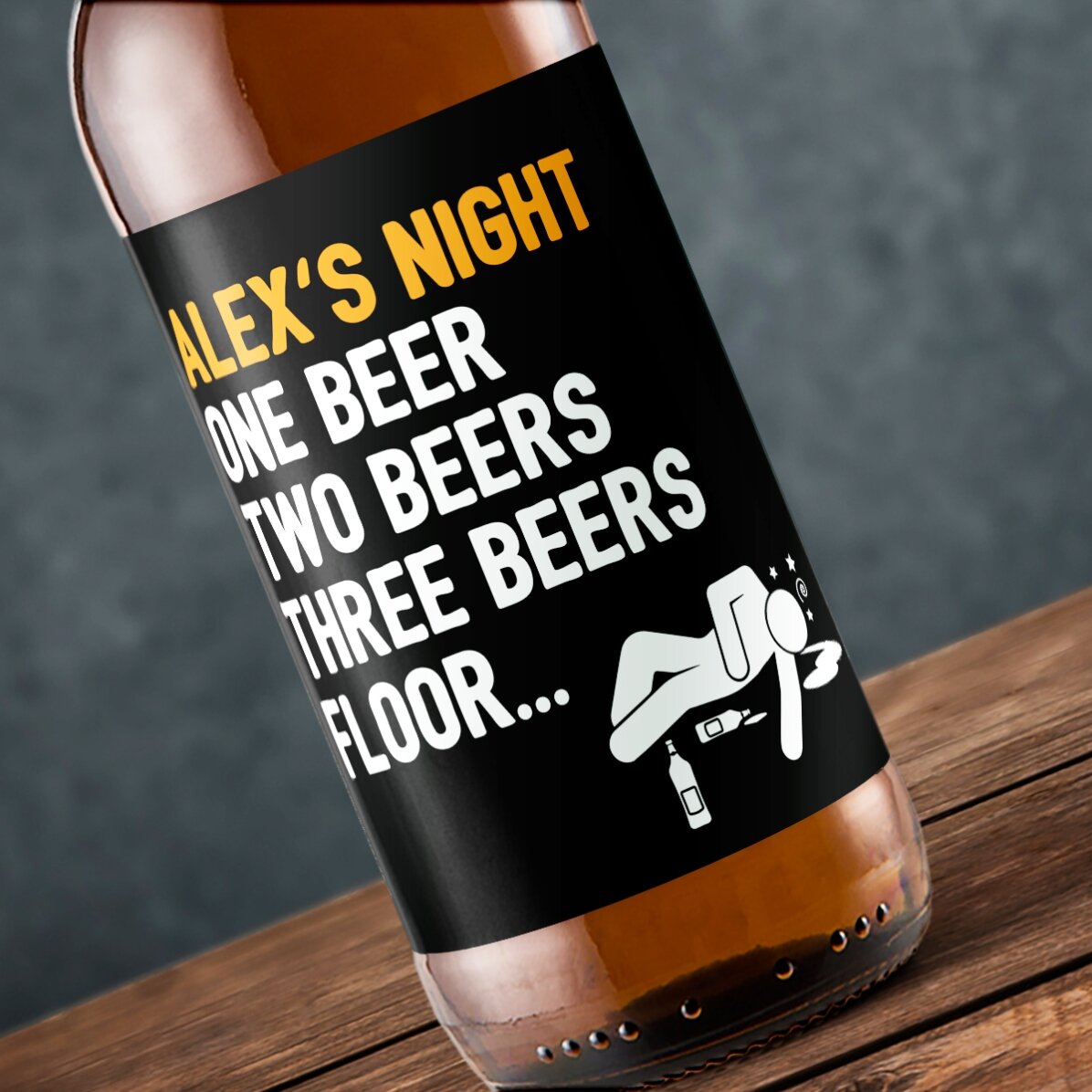 Bier mit individueller Beschriftung – Ein Bier, zwei Bier...