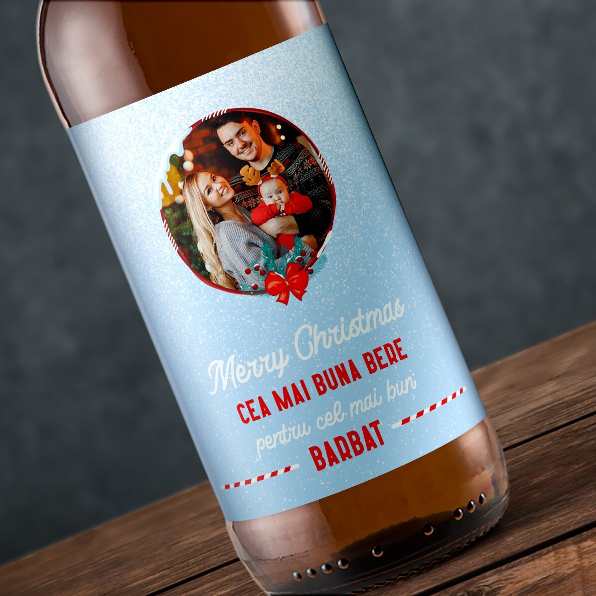 Bier mit individueller Aufschrift – Sweet Christmas