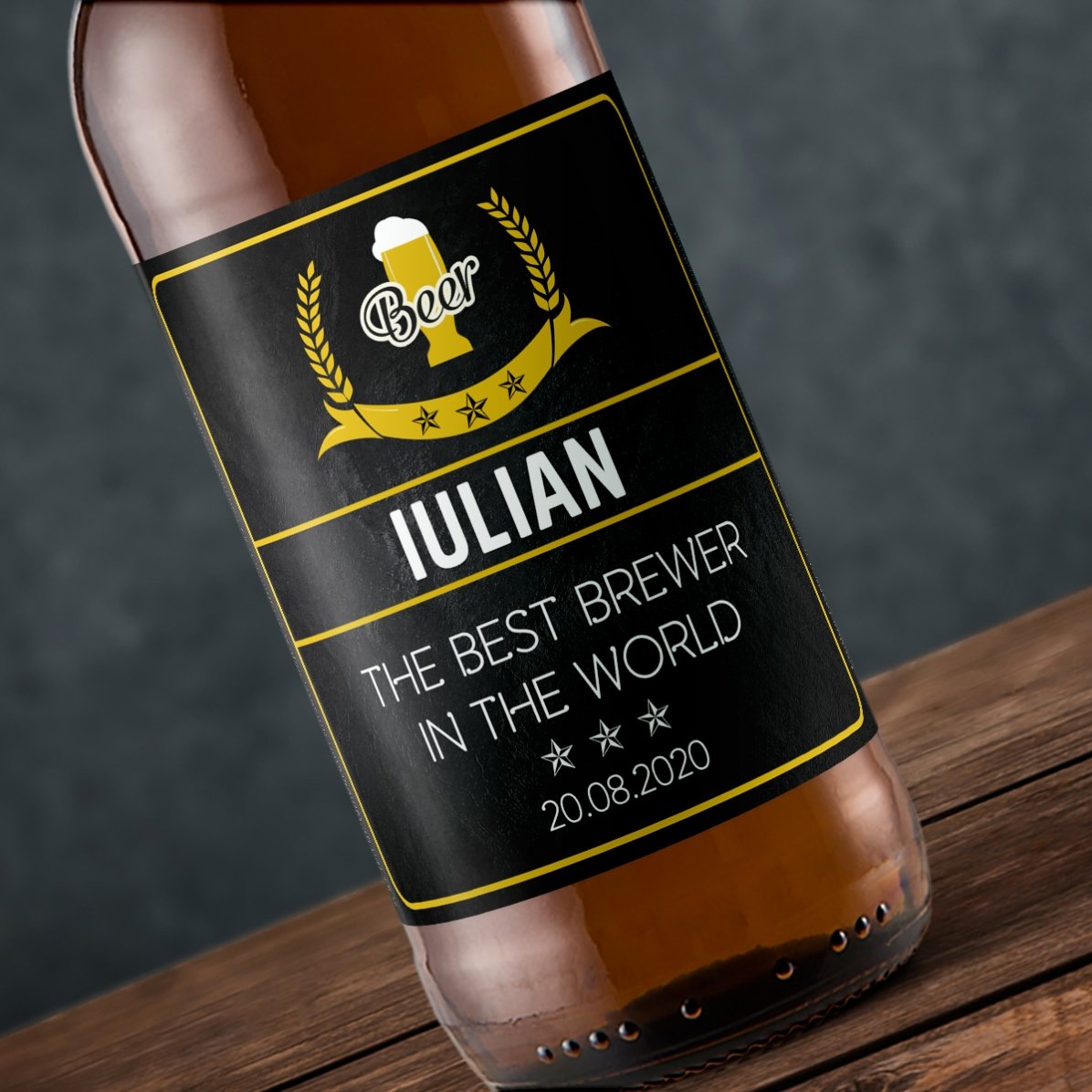 Bier mit individueller Beschriftung – The best brewer