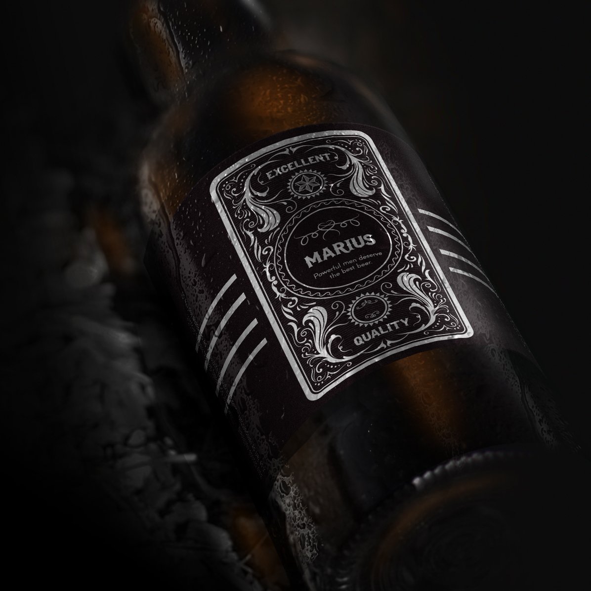 Bier mit individueller Beschriftung – Western