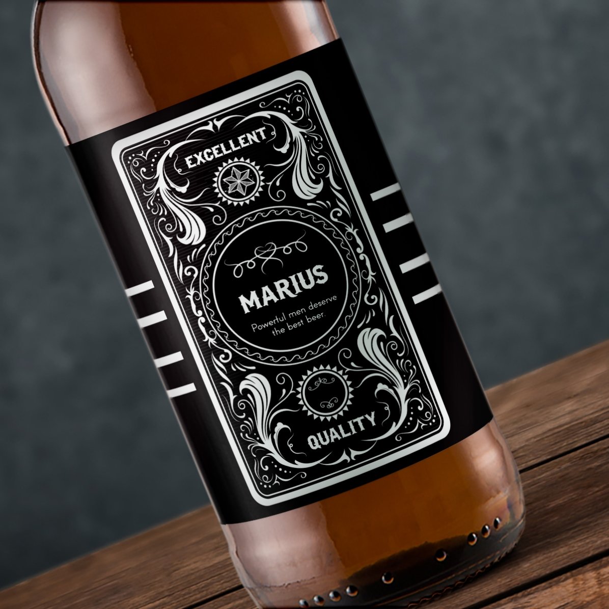Bier mit individueller Beschriftung – Western
