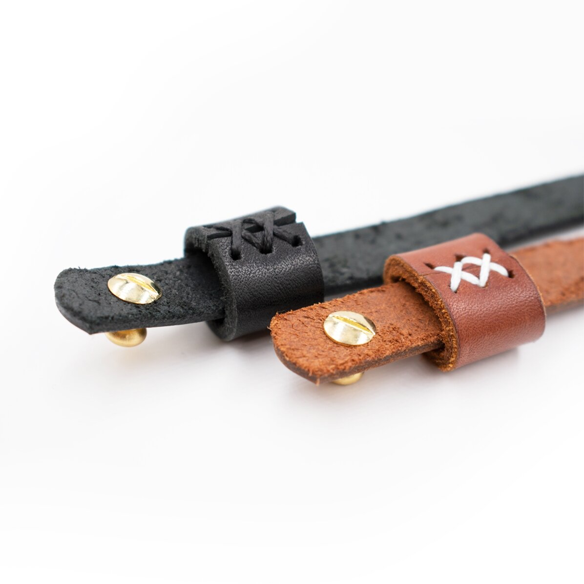 Personalisiertes Lederarmband mit Initialen und dem Sternzeichen Waage