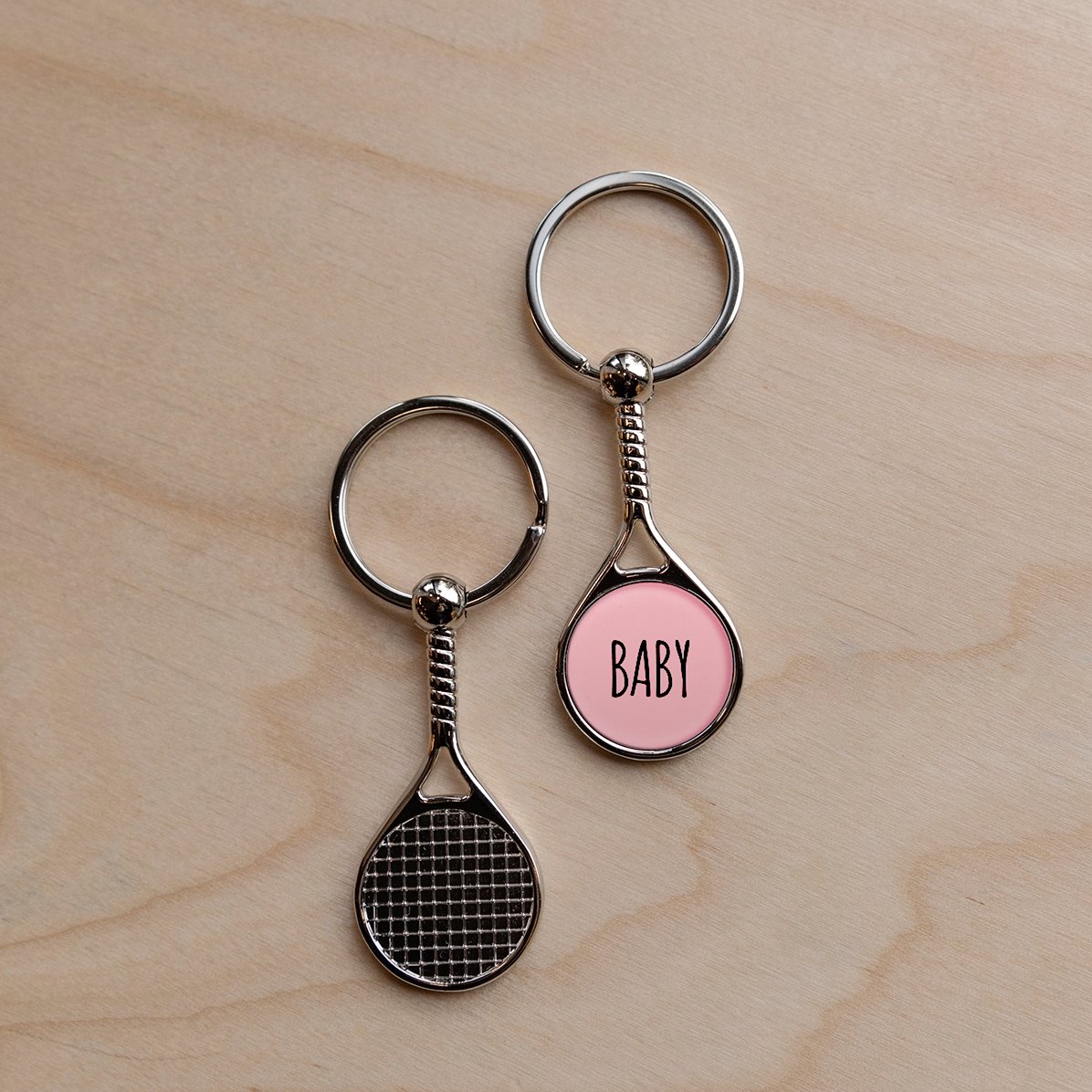 Personalisierter Schlüsselanhänger mit Text – Baby