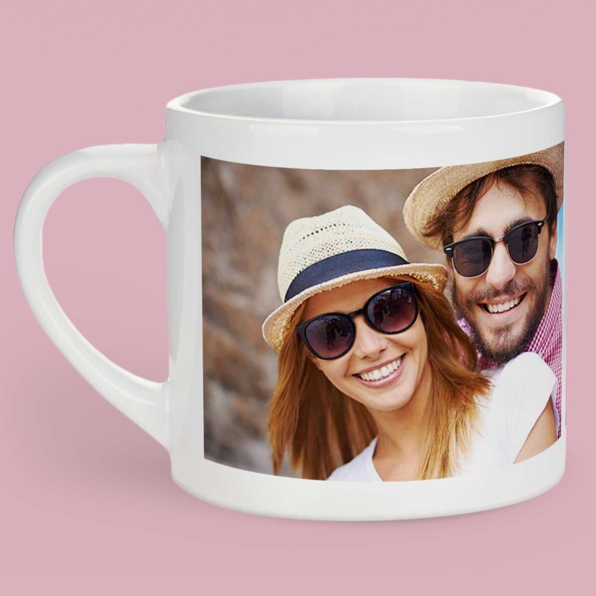 Personalisierte Espressotasse mit 3 Fotos und Text