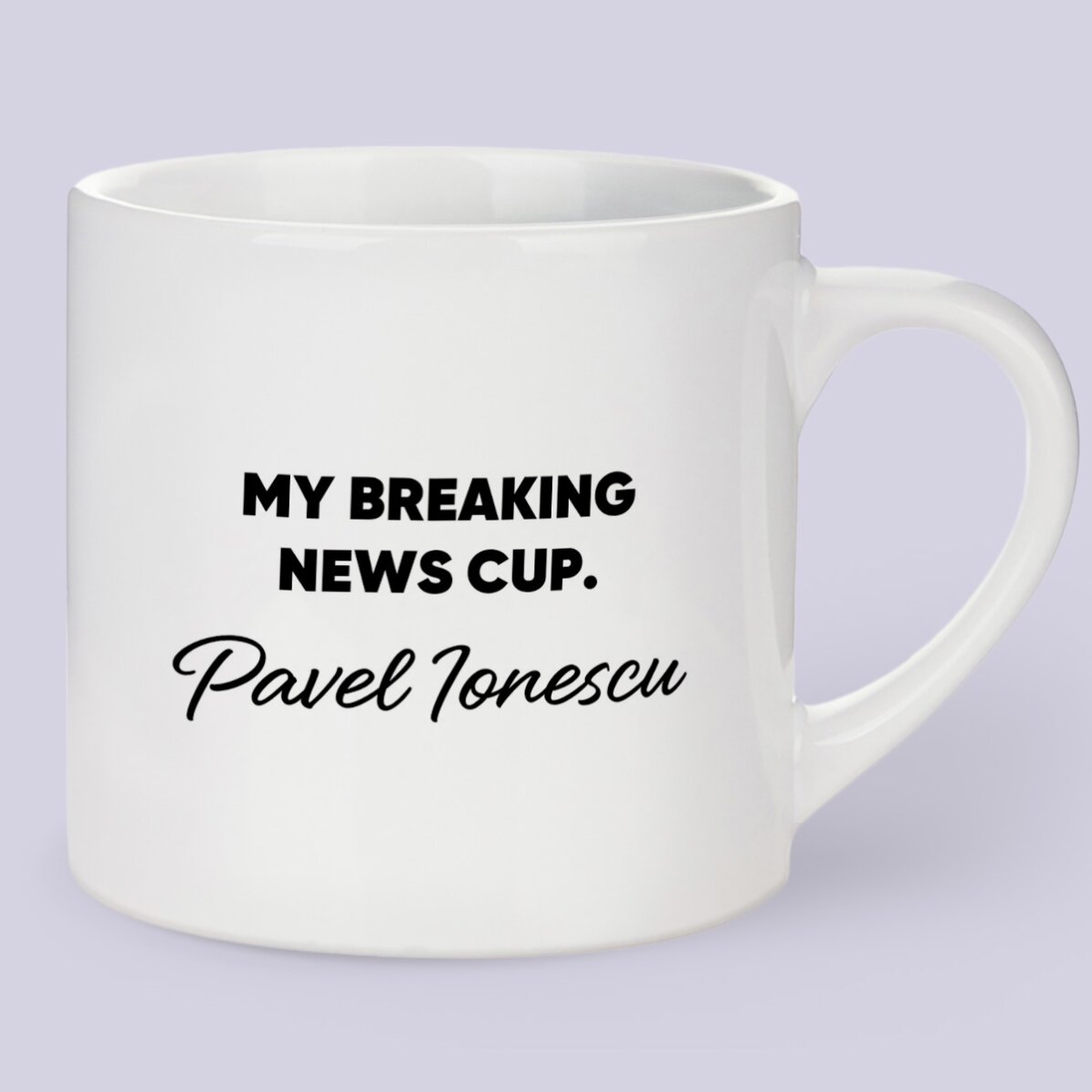 Personalisierte Espressotasse mit Aufdruck – Journalist