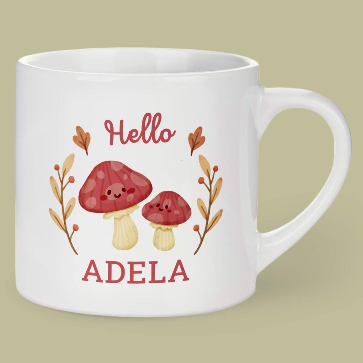 Personalisierte Espressotasse mit Aufdruck – Herbst