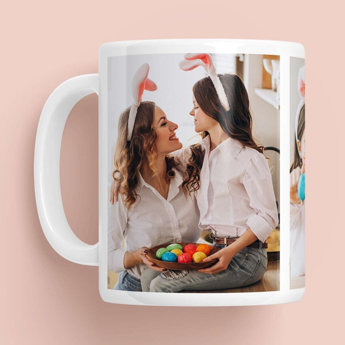 Personalisierte Tasse mit 3 Fotos