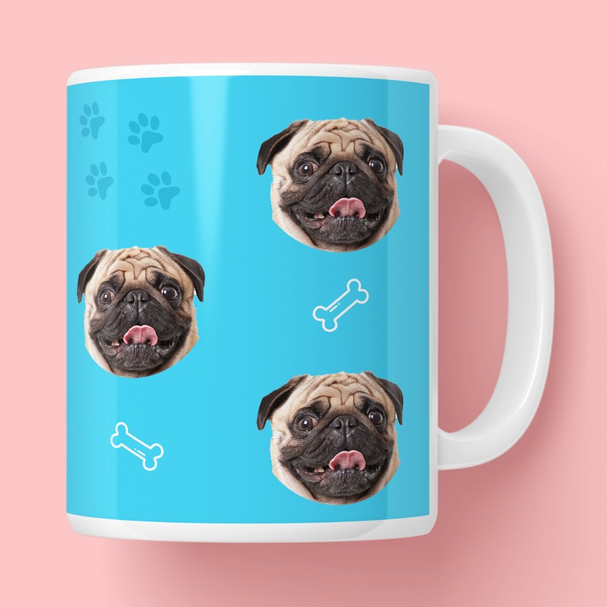 Personalisierte Tasse mit einem Foto – Hund