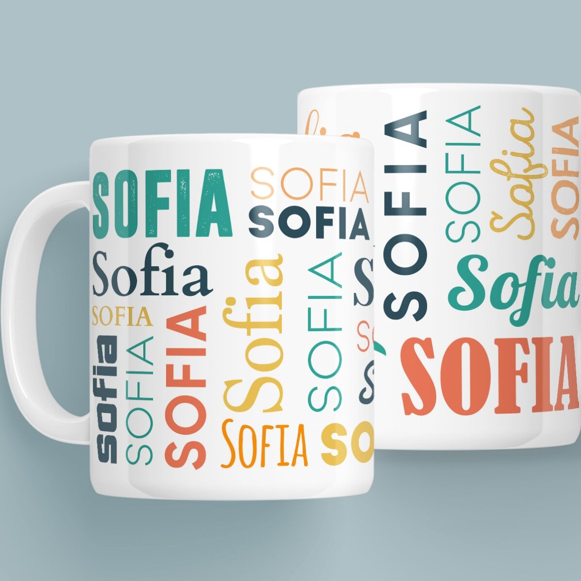 Personalisierte Tasse mit deinem Vornamen