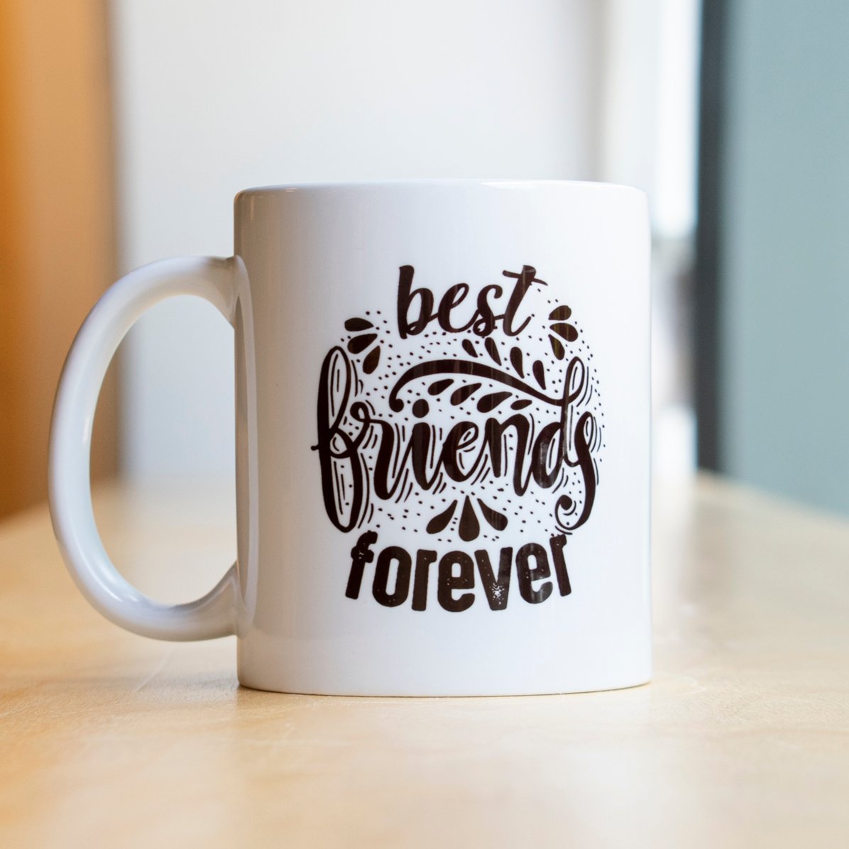 Personalisierte Tasse mit Aufdruck – 3 beste Freunde