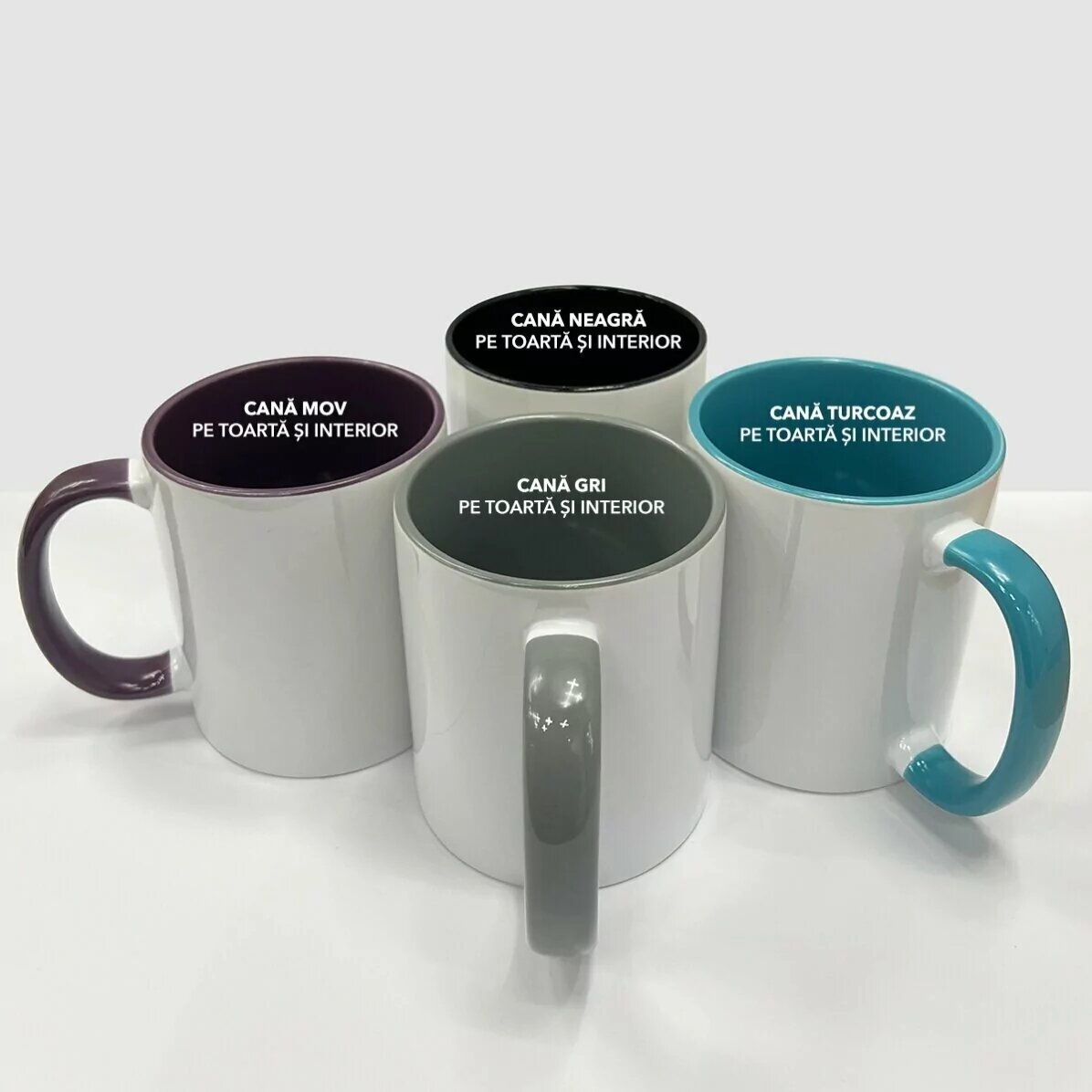 Personalisierter Glasbecher mit Text – Frosted