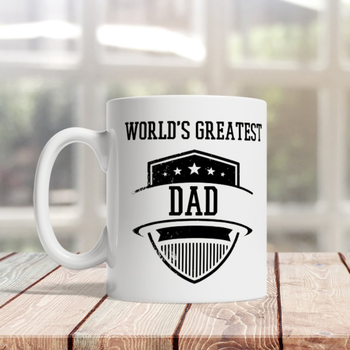 Personalisierte Tasse mit Aufdruck – Greatest Dad
