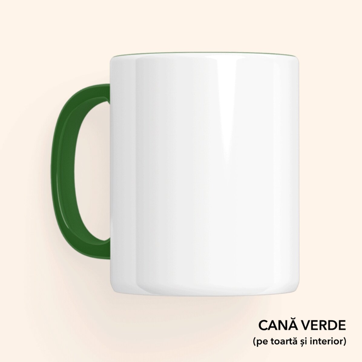 Personalisierte Tasse mit Text und Logo – Weihnachtsmann-Tasse