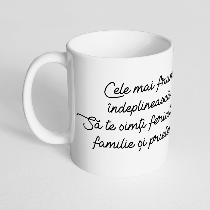 Personalisierte Tasse mit Text