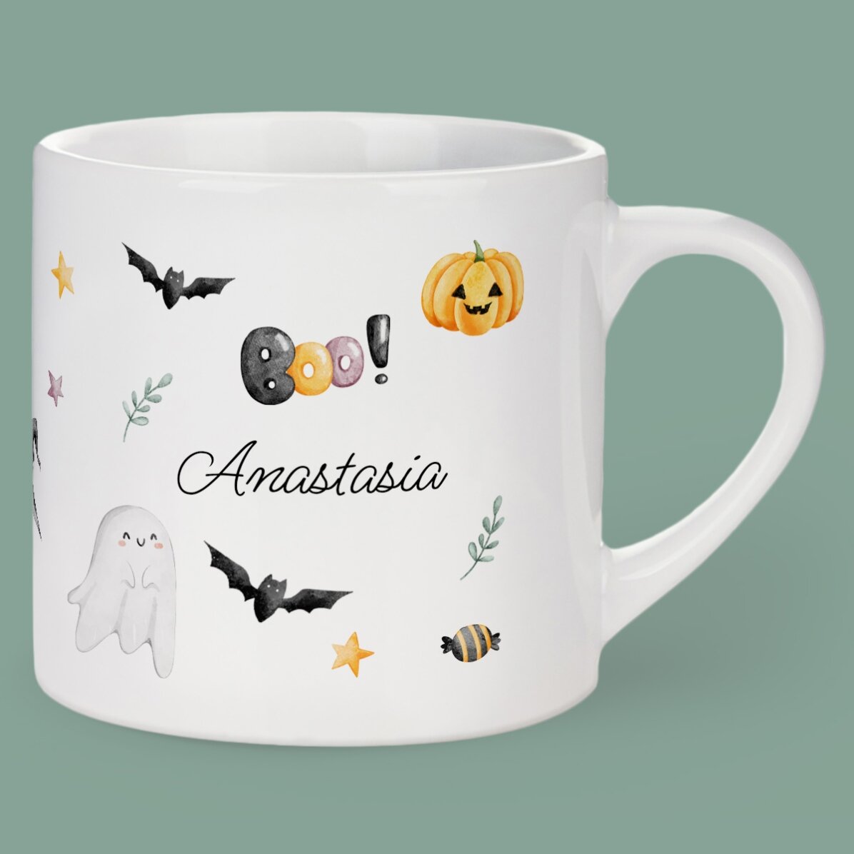 Personalisierter Kinderbecher mit Aufdruck – Halloween