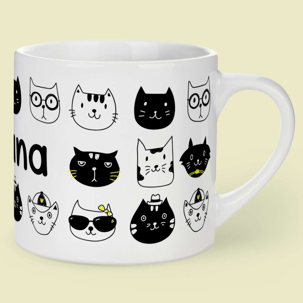 Personalisierter Kinderbecher mit Aufdruck – Cats
