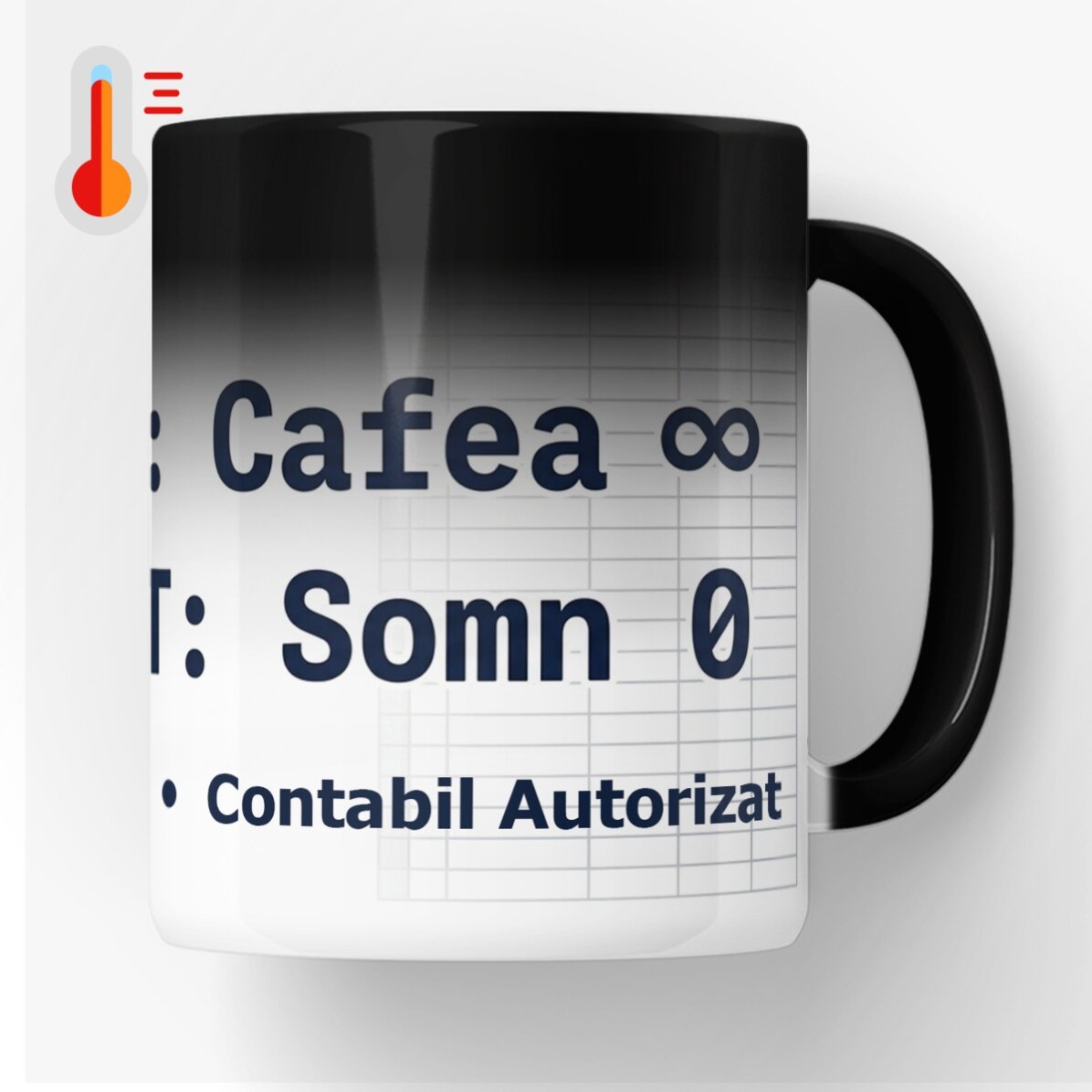 Personalisierte Zaubertasse mit Text – Buchhaltung