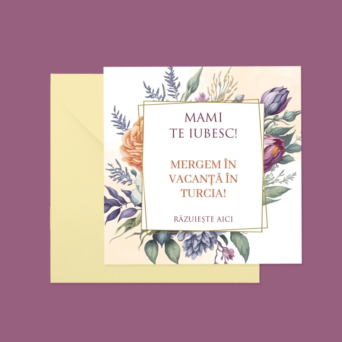Personalisierte Rubbelkarte mit Text – Geschenk