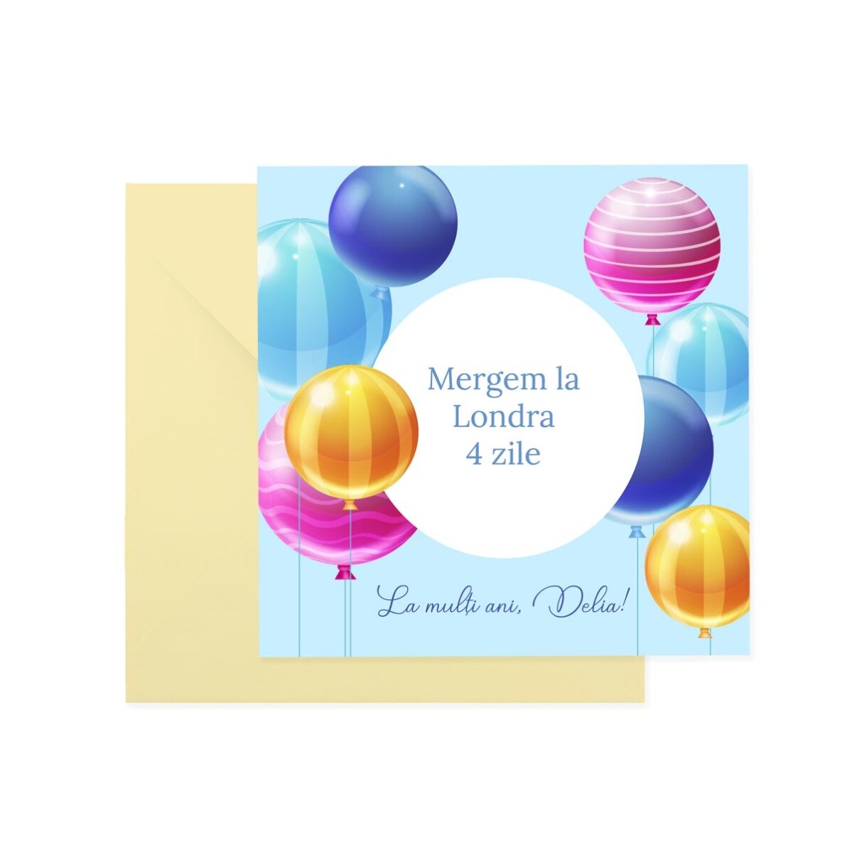Personalisierte Rubbelkarte mit Text – Geburtstag