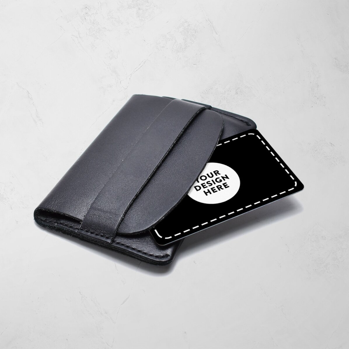 Individuell gestaltete Aluminium-Visitenkarte (Vorder- und Rückseite) mit QR-Code und Ihrem Design –