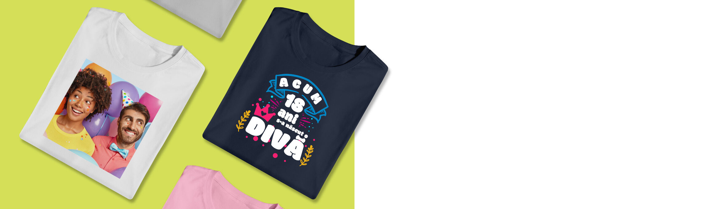 Personalisierte T-Shirts für Geburtstage