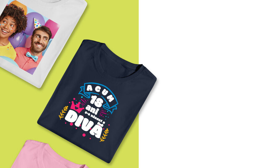 Personalisierte T-Shirts für Geburtstage