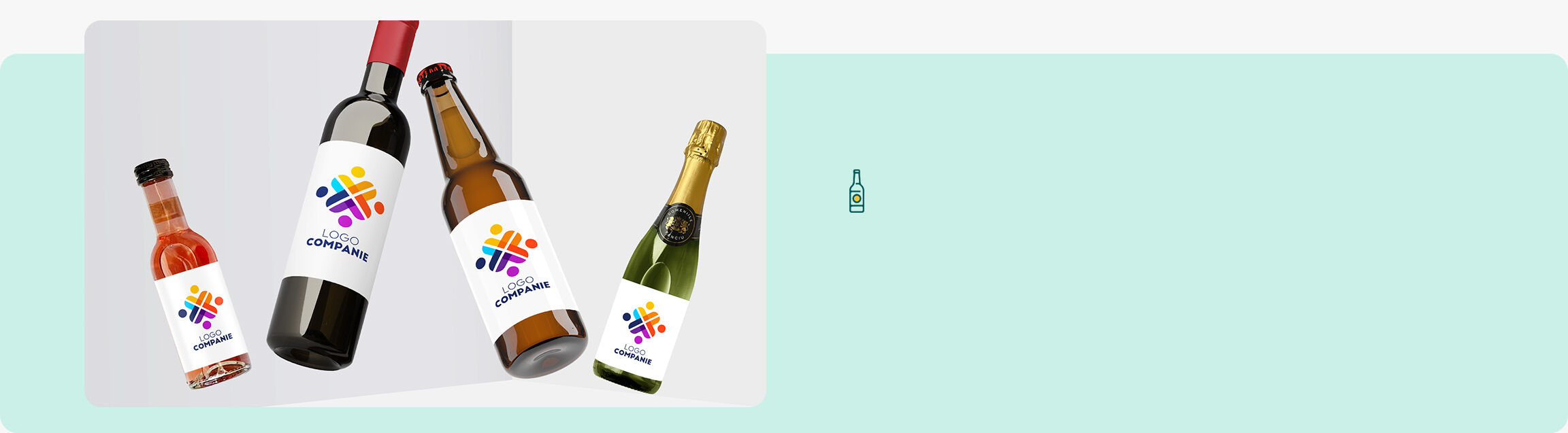 Personalisierte Getränke für Unternehmen