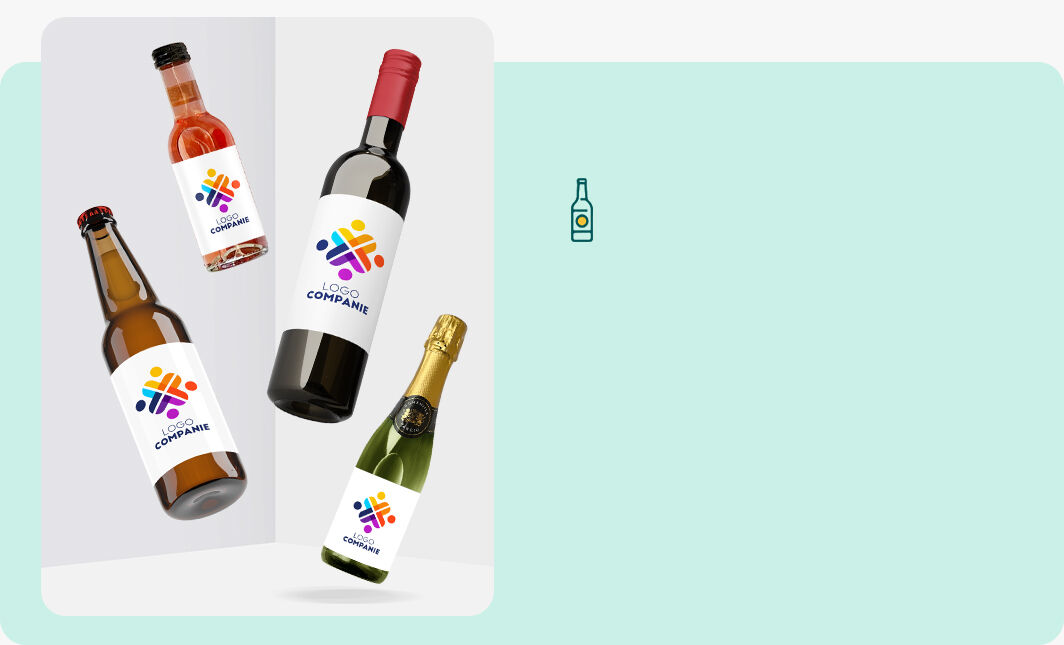 Personalisierte Getränke für Unternehmen