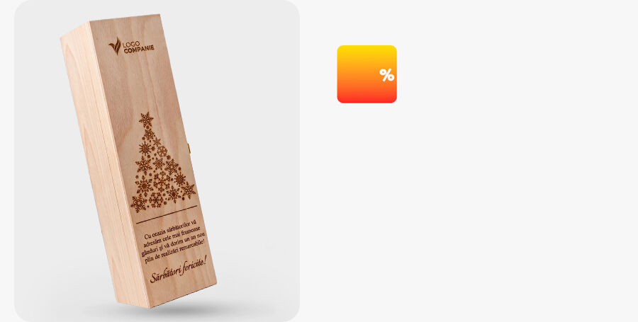 Personalisierte Weinkisten für Unternehmen zu Weihnachten