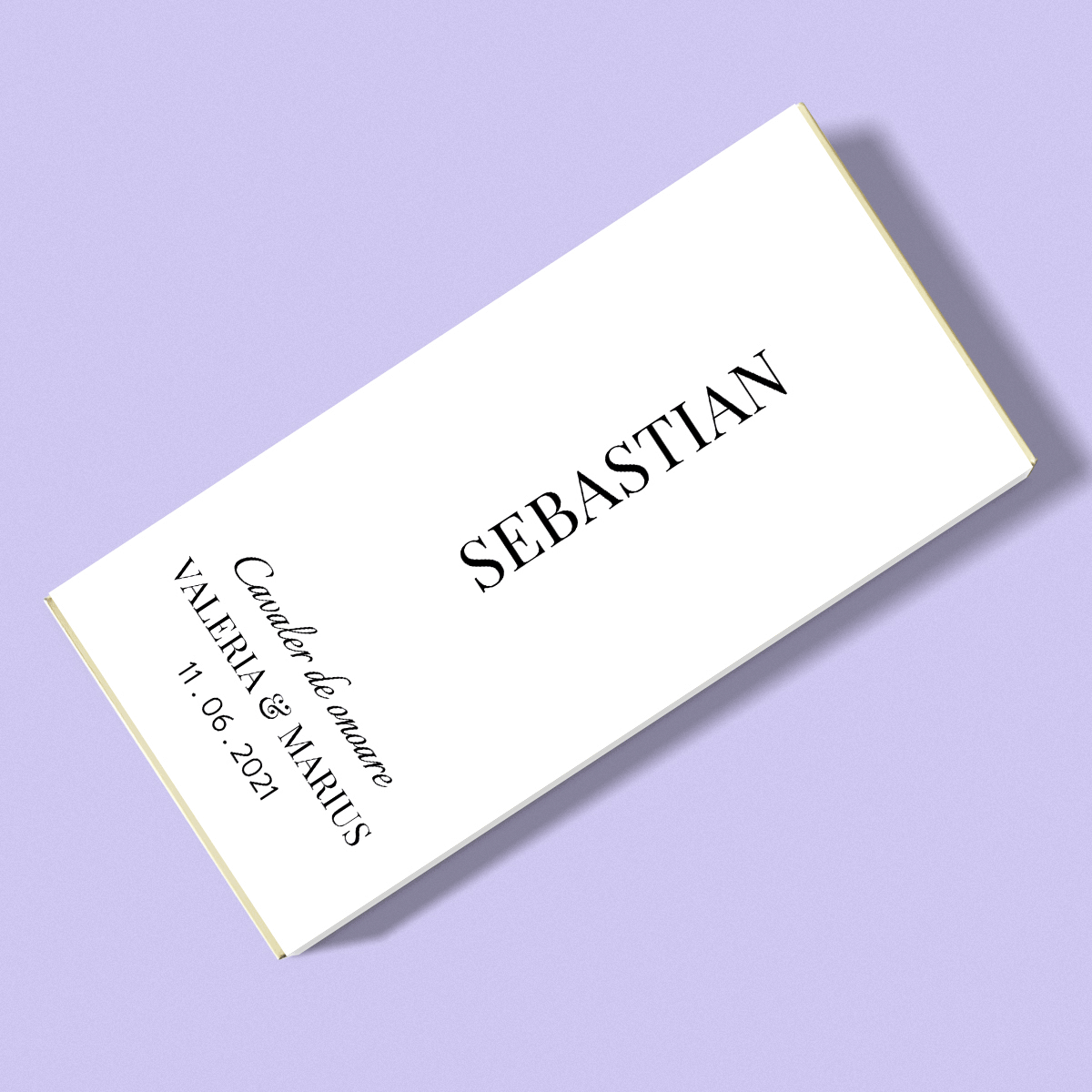 Personalisierte Schokolade mit Text – Trauzeugen