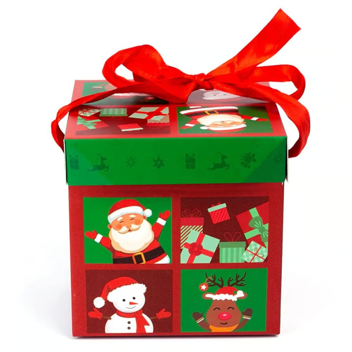 Geschenkbox mit Tasse / Kugel / Süßigkeiten und mehr – Weihnachtsmodell