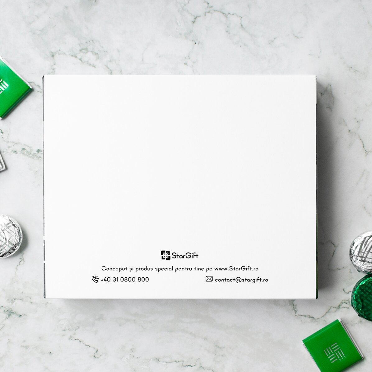 Personalisierte Pralinenschachtel mit Botschaft – Team Bride