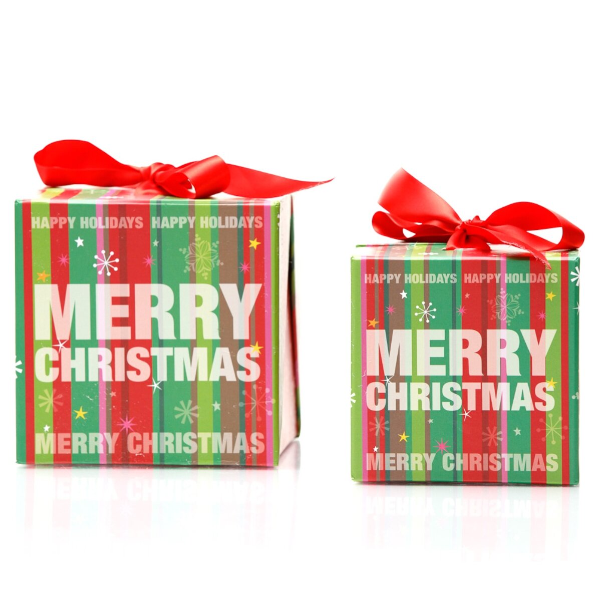 Weihnachtsgeschenkbox – Modell „Schneeflocken“