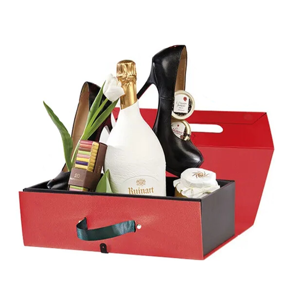 Premium-Geschenkbox mit Magnetverschluss – rot